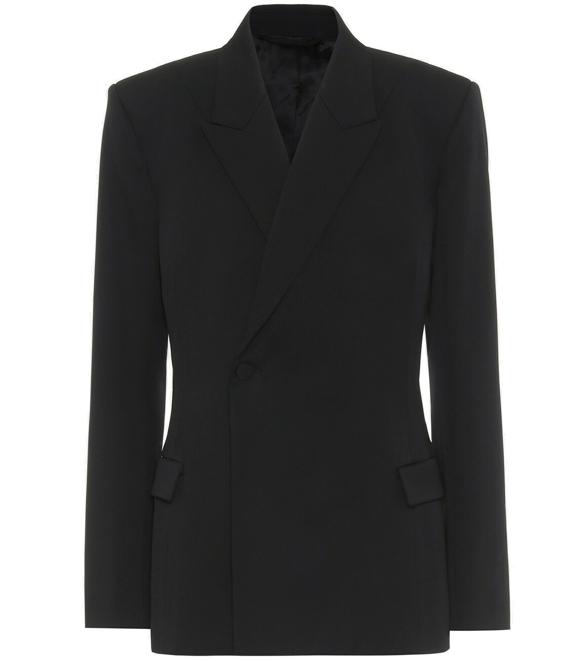 Balenciaga - Waisted Stretch-wool Blazer Balenciaga