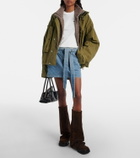 The Attico Embroidered wool and cashmere cardigan