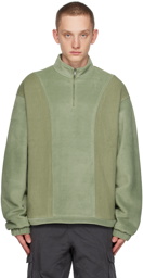 HGBB STUDIO Green Tundra Sweater