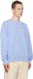 Sporty & Rich Blue 'Health Is Wealth' Sweatshirt