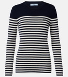 Prada Striped virgin wool sweater