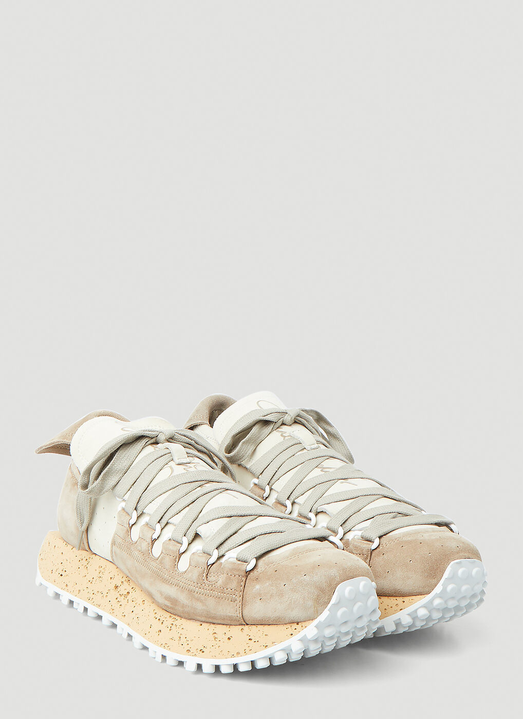 Acne Studios White Velcro Strap Sneakers Acne Studios