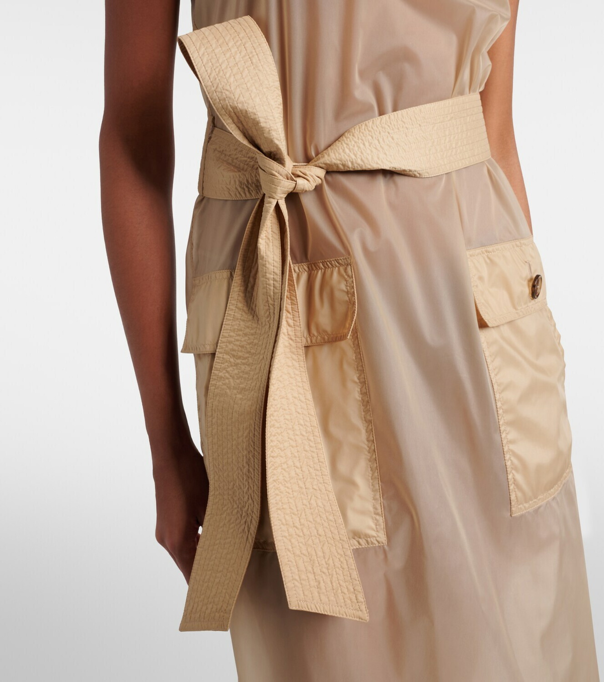 Saint Laurent Semi-sheer midi dress