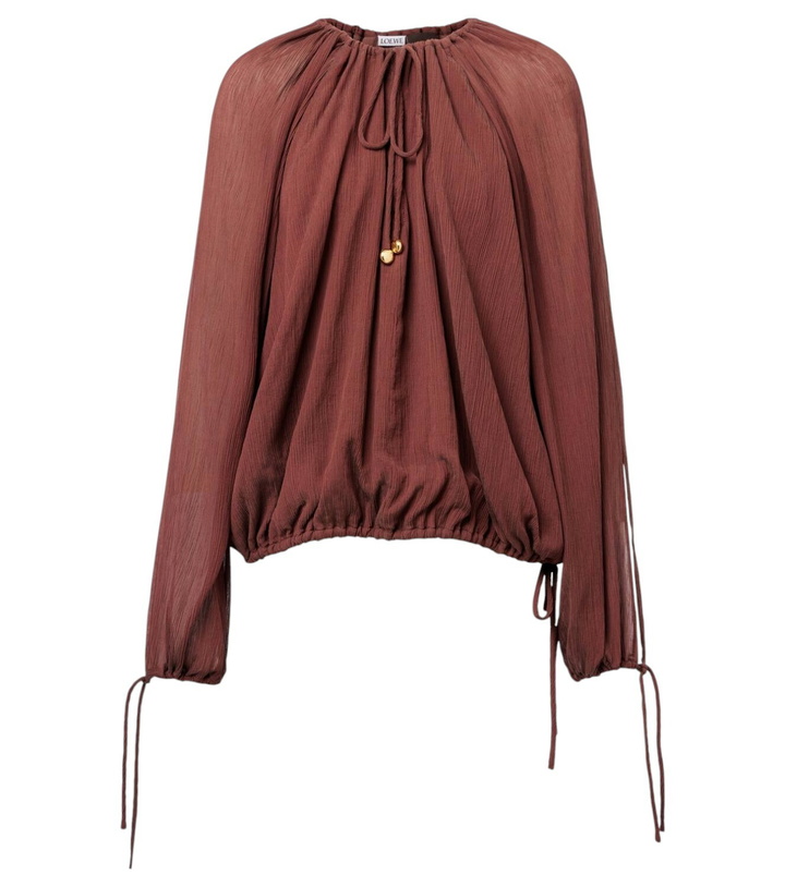 Photo: Loewe Paula's Ibiza cotton and silk blouse