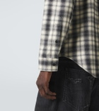 Balenciaga Checked cotton flannel shirt