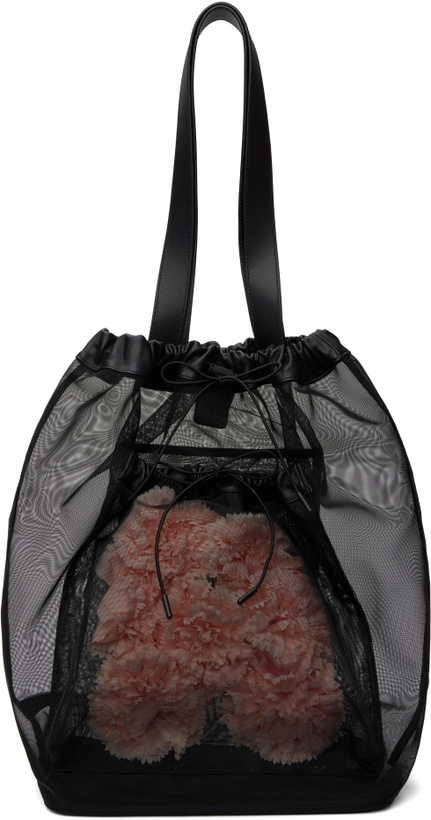 Photo: Simone Rocha Black Carnation Pocket Tote