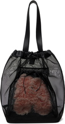 Simone Rocha Black Carnation Pocket Tote