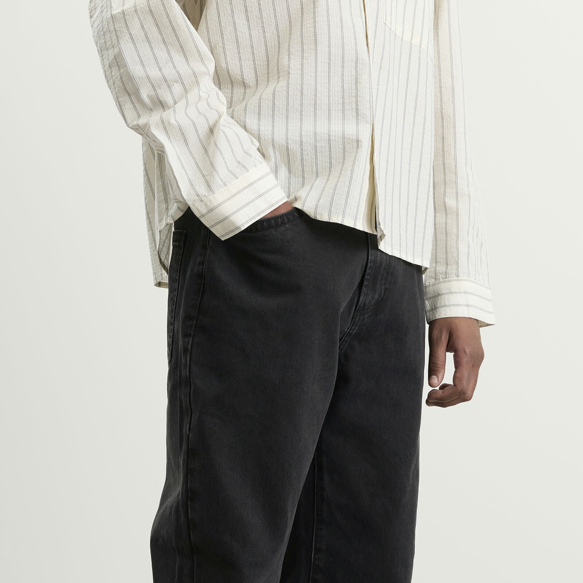 MKI Men's Denim Classic Jeans in Black Wash