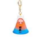 BEAMS JAPAN Mt Fuji Kewpie Doll Key Chain in Orange