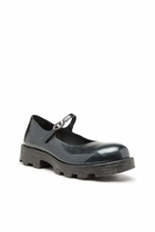 Diesel D-Hammer - Lugged Mary Jane flats in patent leather - Flats Womens in Black