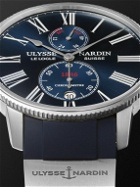 Ulysse Nardin - Marine Torpilleur Automatic 42mm Stainless Steel and Rubber Watch, Ref. No. 1183-310-3/43