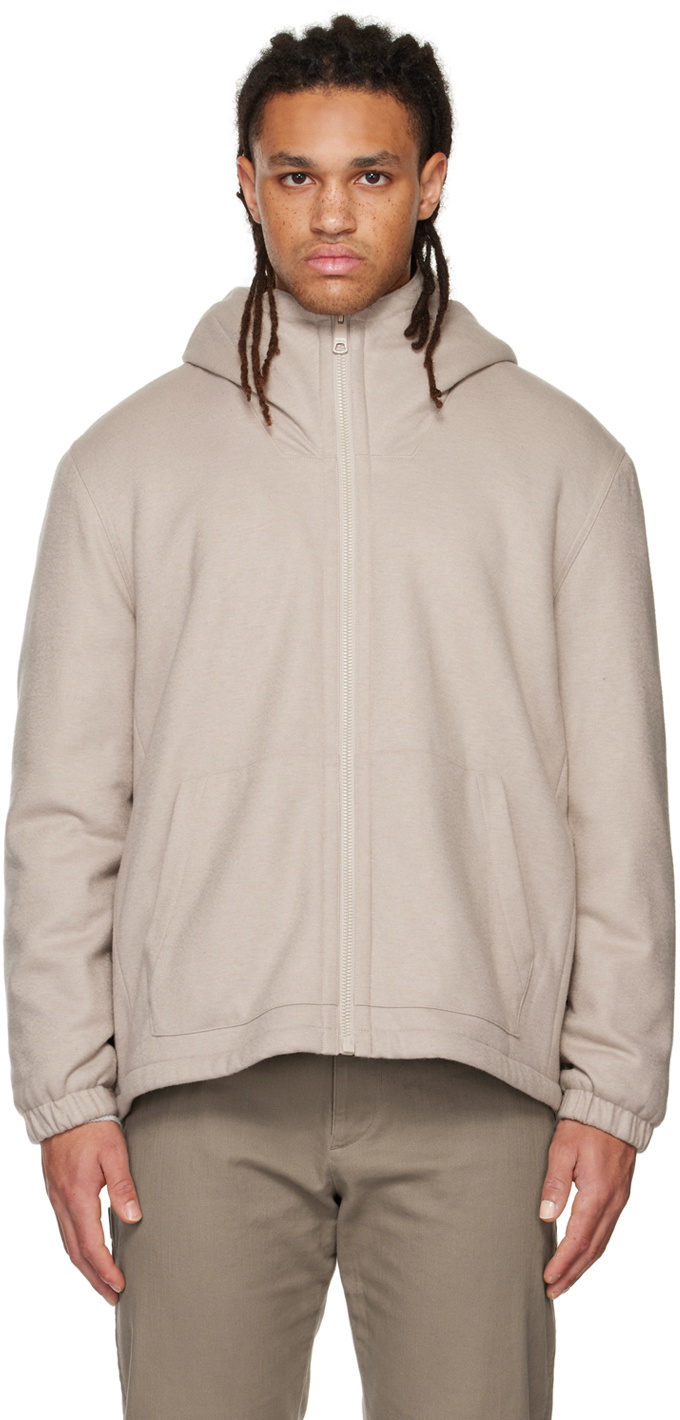 Vince Beige Hooded Jacket