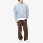 Cole Buxton Men's Alpaca Crew Knit Sweat in Baby Blue