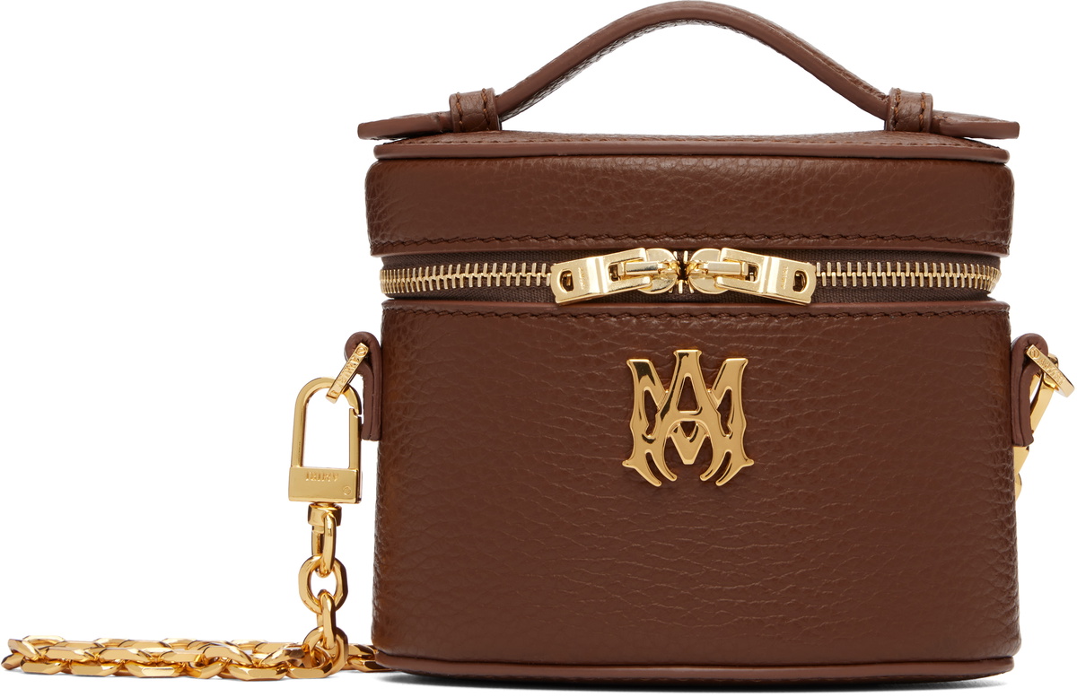 AMIRI Brown Nano Vanity Bag