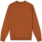 Kenzo Men's Embroidered Logo Crew Knit in Paprika