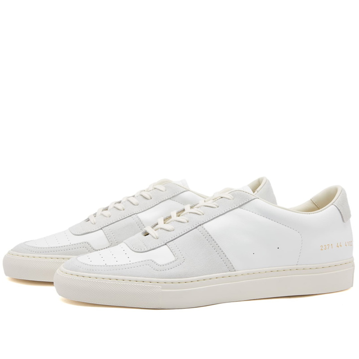 Photo: Common Projects Men's B-Ball Summer Duo Sneakers in Off White
