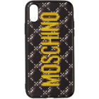 Moschino Black The Sims Edition Quilted iPhone XS/X Case