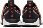 Marni Navy Veclro Sneakers