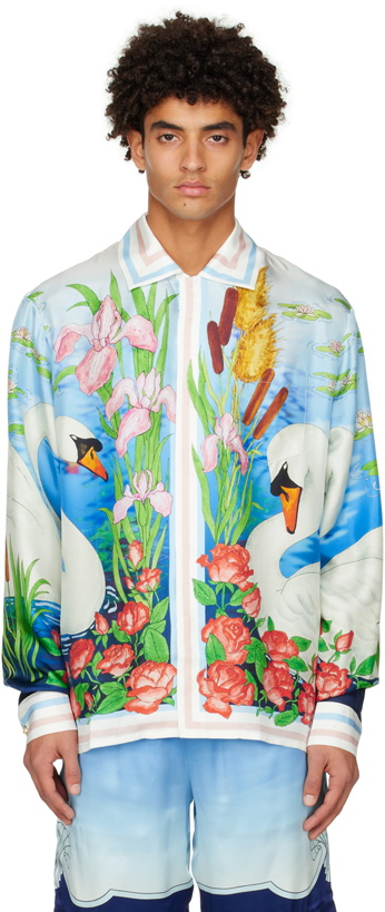 Photo: Casablanca Multicolor 'Le Lac Tranquille' Shirt