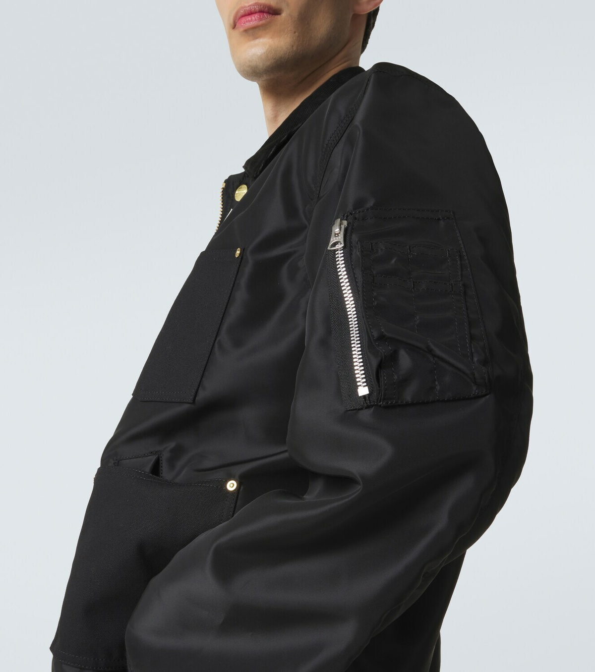 Sacai x Carhartt corduroy-trimmed blouson jacket Sacai