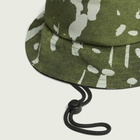 Malbon Men's Inkwash Bucket Hat in Olive Inkwash