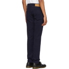 AMI Alexandre Mattiussi Navy Ami Fit Corduroy Trousers