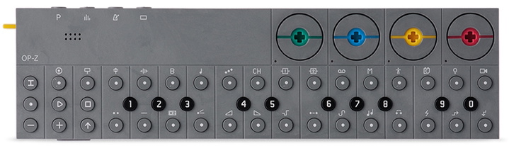 Photo: Teenage Engineering Gray OP-Z Multimedia Synthesizer