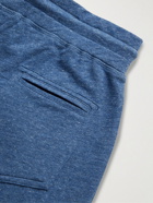 Peter Millar - Lava Wash Slim-Fit Tapered Stretch Cotton and Modal-Blend Jersey Sweatpants - Blue