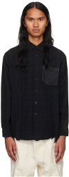 NEEDLES Black Paneled Shirt