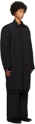 16Arlington SSENSE Exclusive Black Kastor Coat
