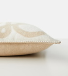 Loewe Anagram wool and cashmere jacquard cushion