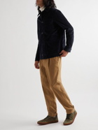 Incotex - Montedoro Cotton-Blend Corduroy Shirt Jacket - Blue