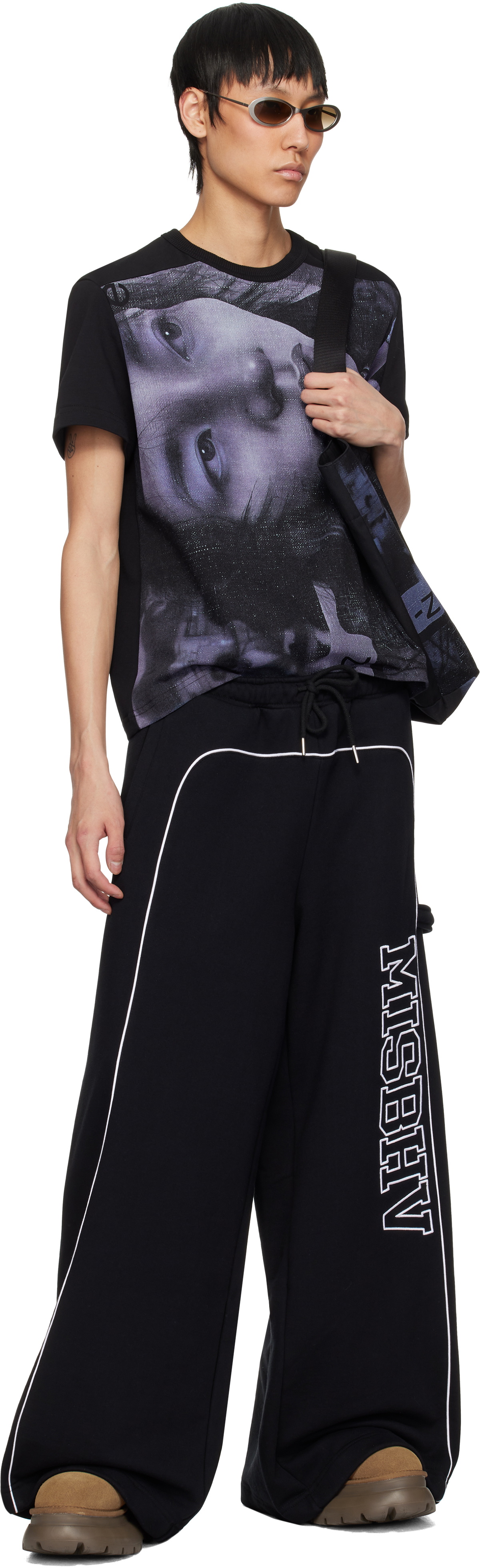 MISBHV Black Maciej Kość Edition Portrait Tote