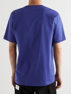 Norse Projects - Johannes Logo-Print Cotton-Jersey T-Shirt - Blue