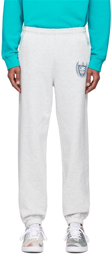 Photo: Sporty & Rich Gray Cotton Lounge Pants
