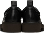 Dries Van Noten Black Padded Loafers