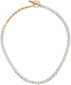 Emanuele Bicocchi Silver & Gold Combination Necklace