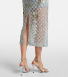 Là Fuori Nyx Bloom Aurora embellished cocktail dress