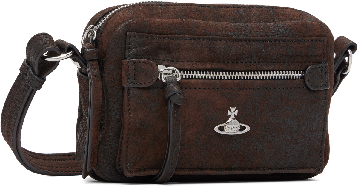 Vivienne Westwood Brown Hannah Crossbody Bag
