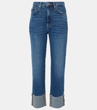 7 For All Mankind Logan high-rise cropped slim jeans