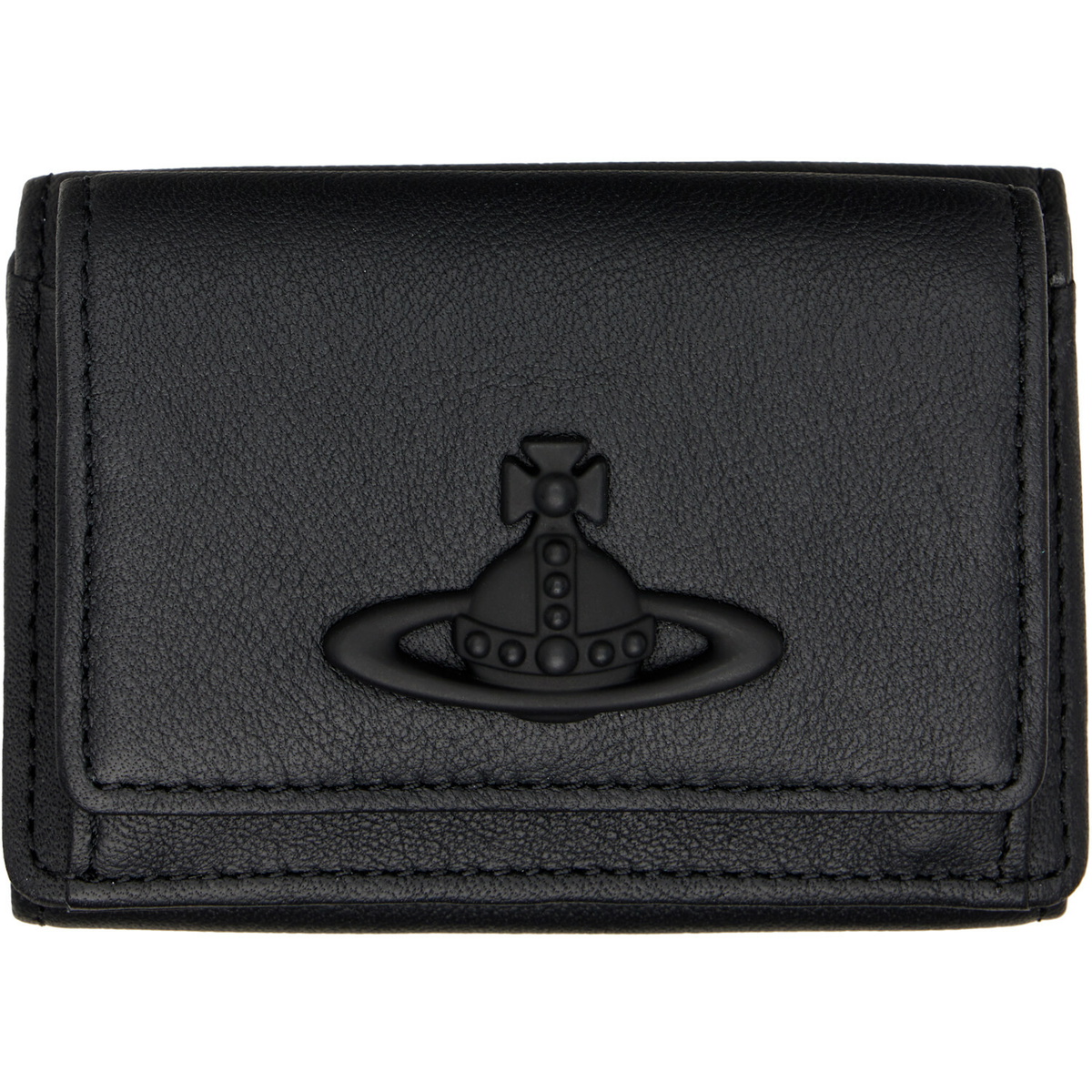Vivienne Westwood Black Trifold Wallet