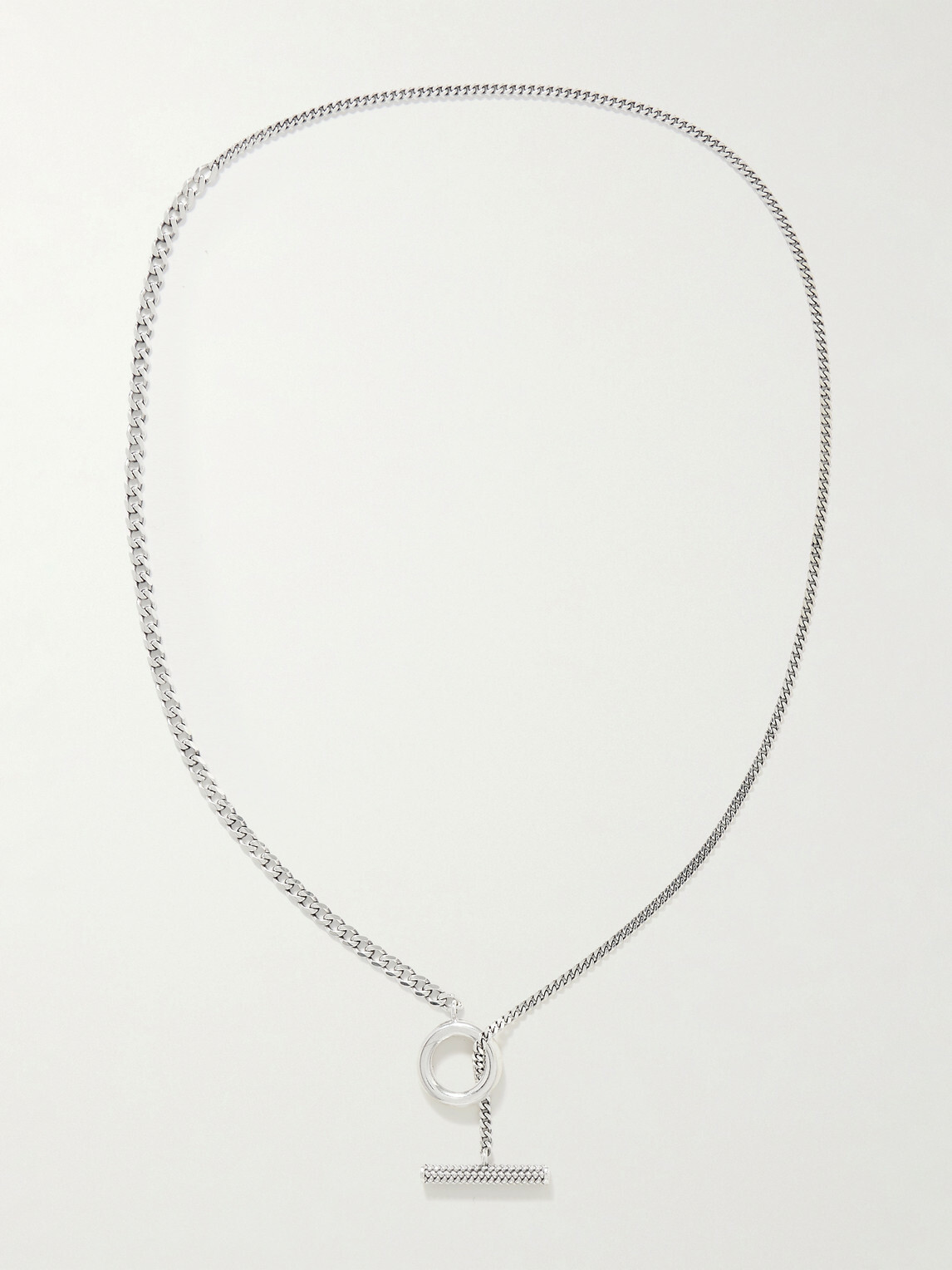 Bottega Veneta - Intrecciato Sterling Silver Necklace