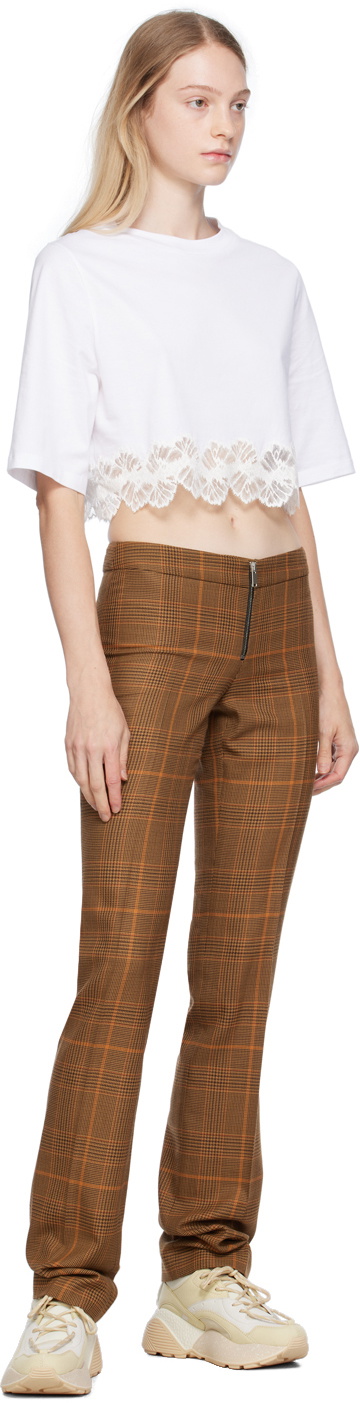 $995 Stella McCartney Womens Green Creased Pants Wide Leg Pants Size IT  40/US 4 | eBay