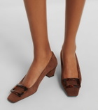 Roger Vivier Belle Vivier suede pumps