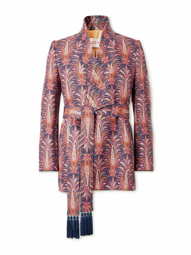 Photo: Valentino Garavani - Belted Hemp Jacket - Pink