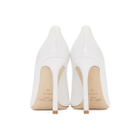 Jimmy Choo White Leather Romy 100 Heels