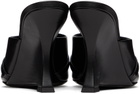 Versace Black Gianna Ribbon Wedge Mules
