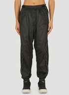 Thermo Zip Track Pants in Black