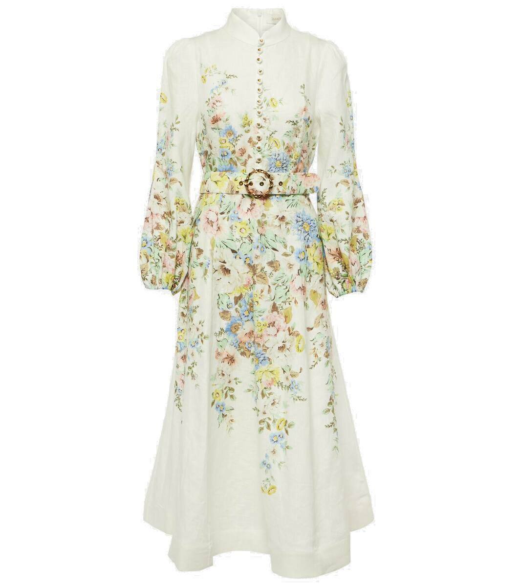 Combinaison-short (playsuit) ZIMMERMANN Noir En Lin Avec Broderie Florale Et Macramé - Taille S - Occasion Très Bon état