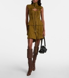 McQueen Manta Small leather shoulder bag